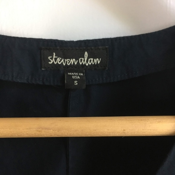 Steven Alan designer navy blouse - Picture 2 of 4